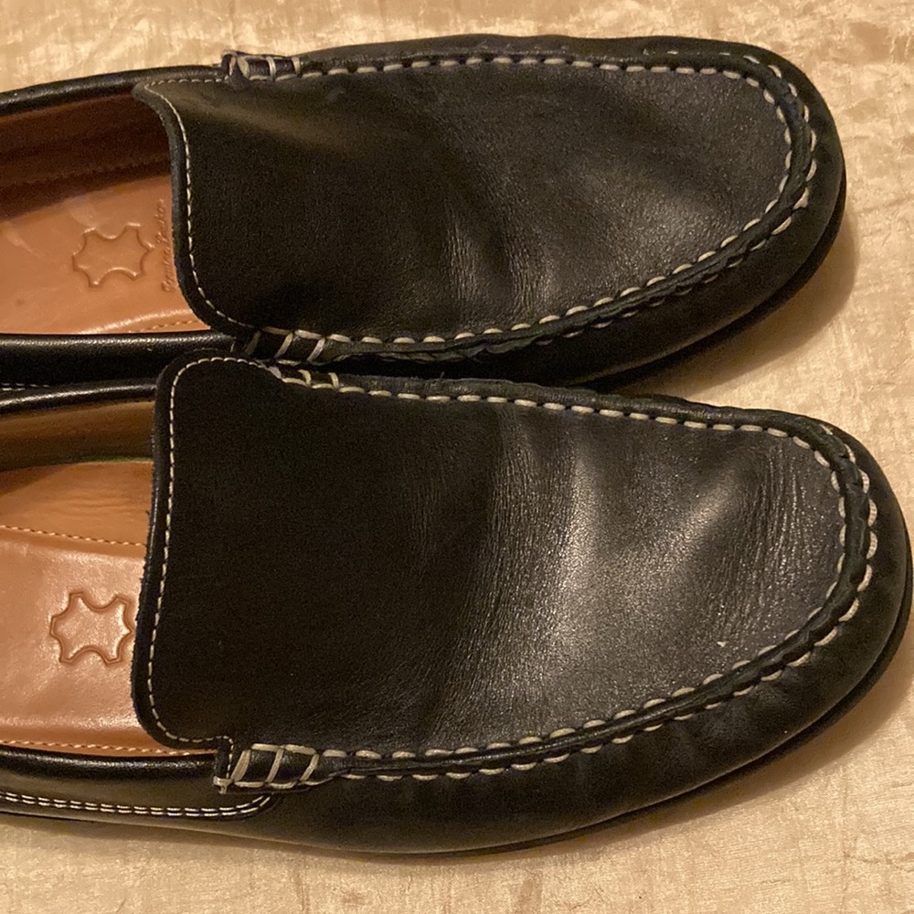 Ecco Black Leather Loafers - Picture 5 of 7